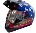 HHH DOT Youth & Kids Helmet for Dirtbike ATV Motocross MX Offroad Motorcyle Street bike Snowmobile Helmet with VISOR (RED-USA)